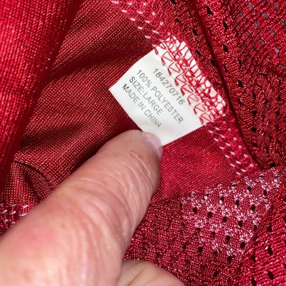 Pets First Alabama Crimson Tide Sz Large Dog Jersey Roll Mesh NCAA SEC Football - Picture 8 of 11